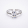 American Diamond Hazel Adjustable Ring