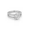 American Diamond Olive Adjustable Ring
