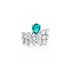 Blush Flame Adjustable Ring