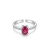 American Diamond Hazel Adjustable Ring
