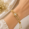Silver Fern Adjustable Bracelet