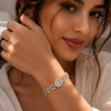 Silver Fern Adjustable Bracelet