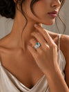 Blush Flame Adjustable Ring