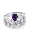 Blush Flame Adjustable Ring